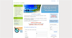 Desktop Screenshot of dovolenkanasplatky.sk